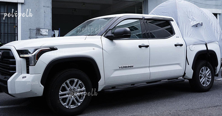 for Toyota Tundra 2022-24 Side Window Wind Visors Sun Rain Guard Vent Deflectors