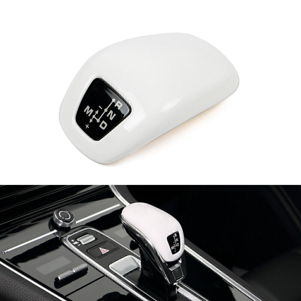 Gear Shift Knob Cover Trim for Porsche for Panamera 971 Chassis G2 2017-2020 White Q