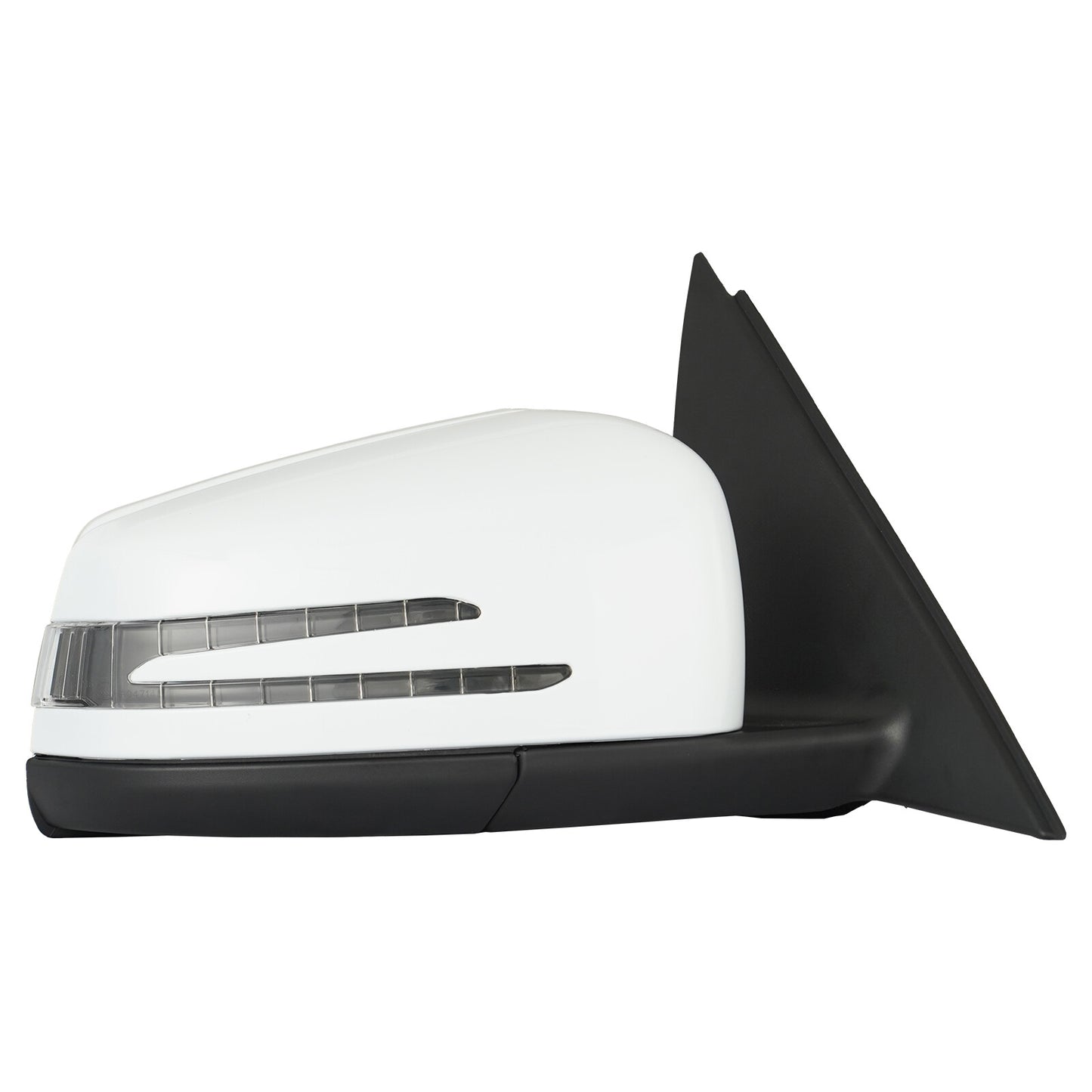 White right-side passenger mirror suitable for Mercedes C250, C300, C350 (2011, 2012, 2013, 2014-).