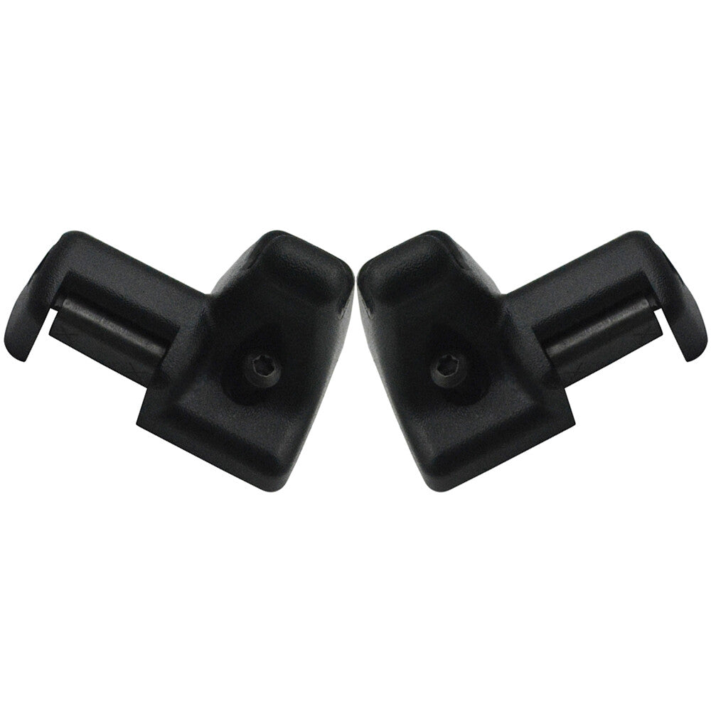 Pair Sunvisor Clips Black Fits 2003-2012 for Range Rover L322 Right Left Front New Q