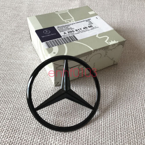 for Mercedes GLS W166 Rear Boot Cover Badge Star - Gloss Black A1668170116