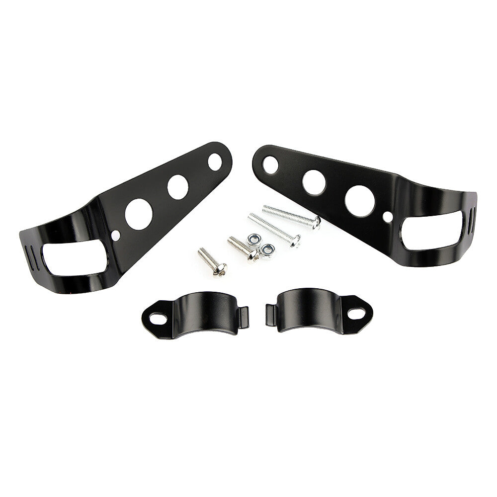 7-inch motorcycle headlight with bracket, height and low compatible, suitable for Harley Bobber Cafe Racer