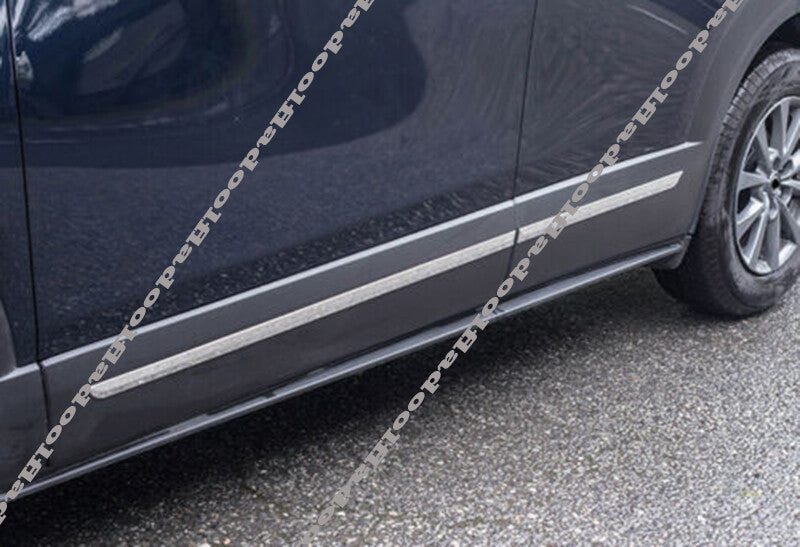 for Mazda CX-30 2020-2022 Silver Side Door Body Molding Cover Anticollision Trim
