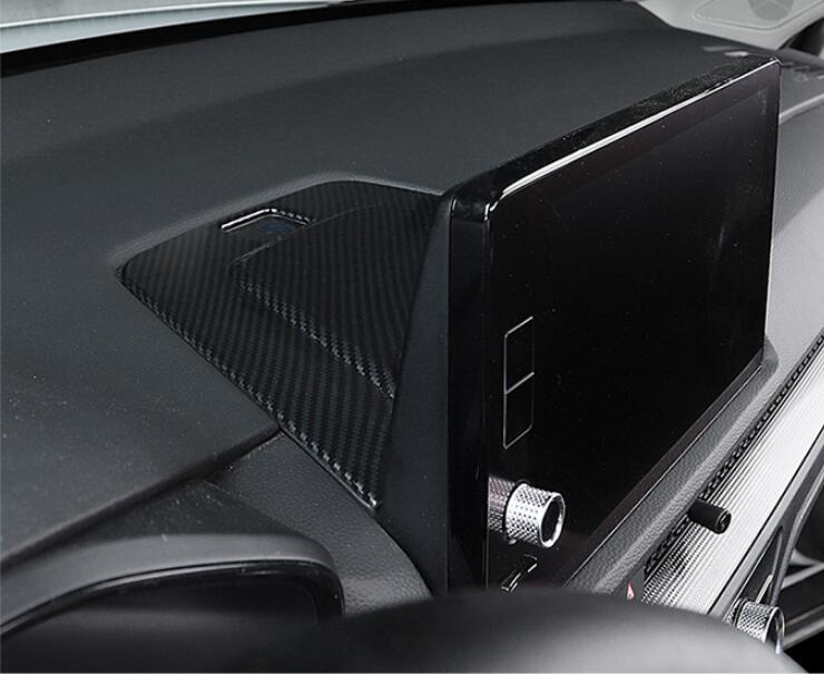 Carbon fiber center console navigation panel rear cover trim for 2023 for Honda CR-V