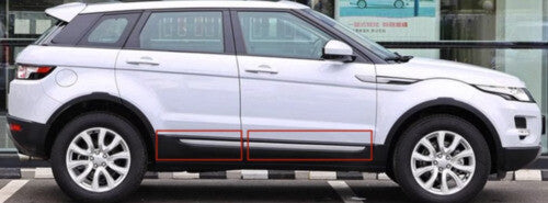 for Range Rover Evoque 2012-2019 Exterior Door Panel Trim Side Skirts Matte Grey