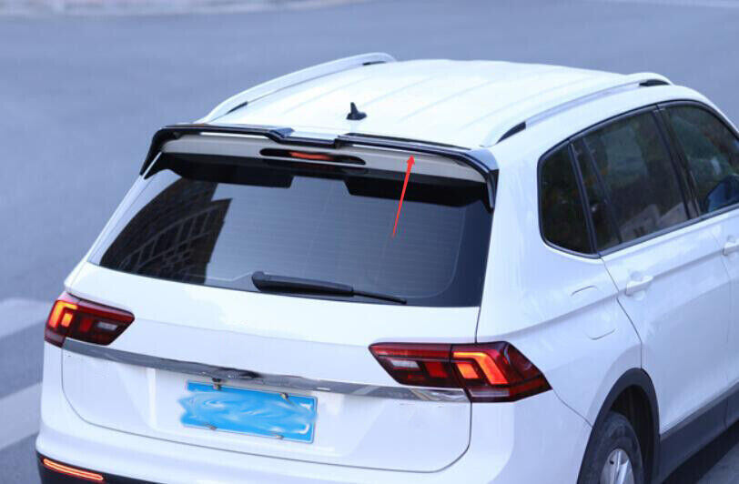 Spoiler Wing Flap Fit for Volkswagen for Tiguan 2017-2020 21 Rear Boot ABS Black