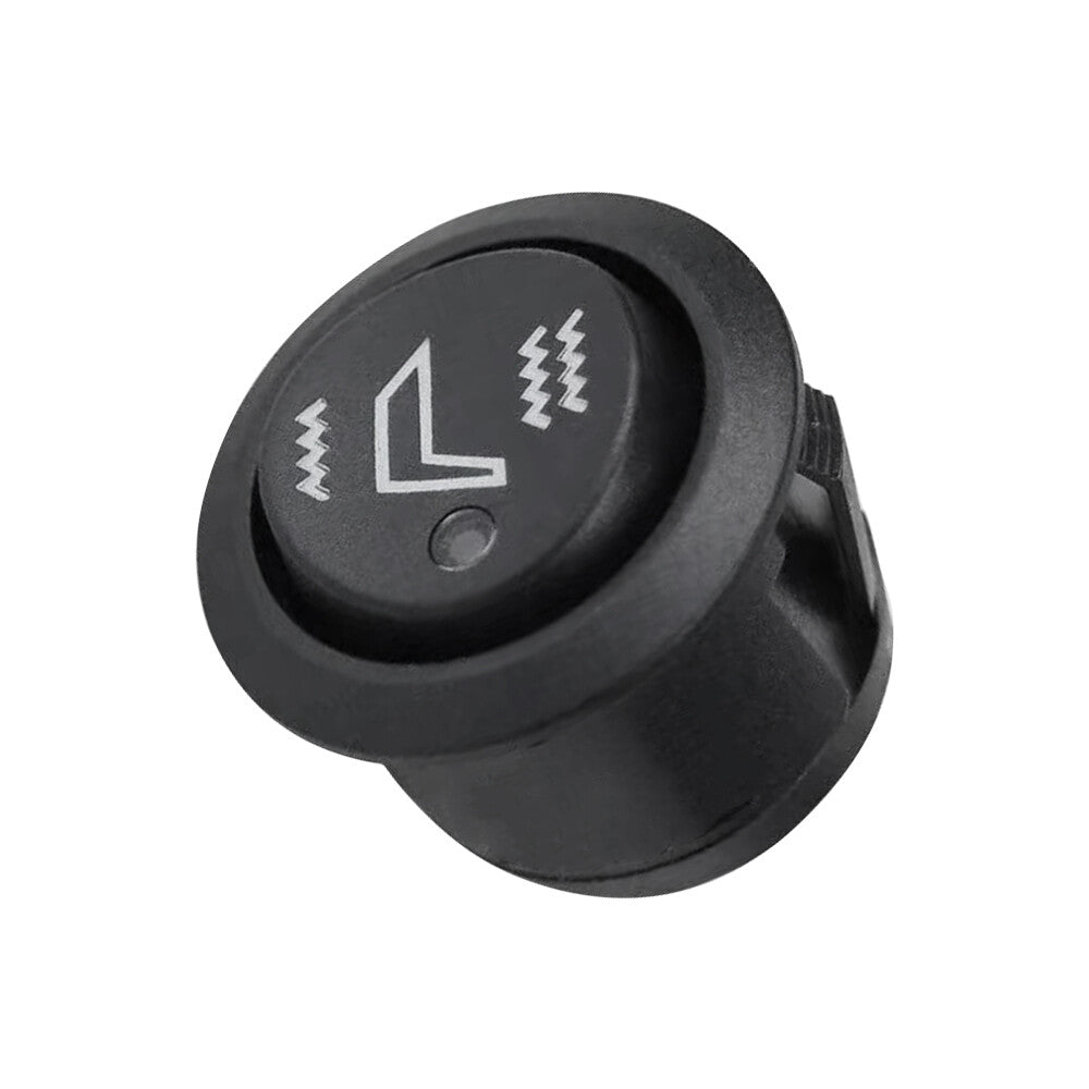 for Seat Heating Switch 3rd Gear Black Fits for Almost All Cars Cushion Round Switch Q