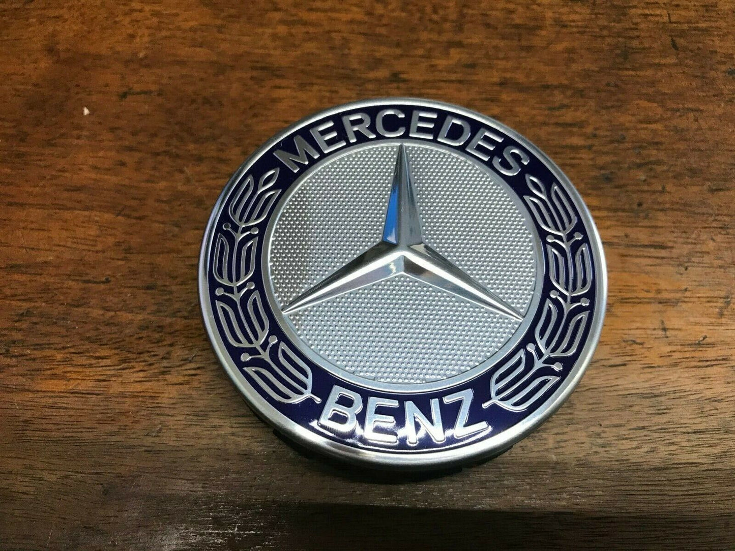 4. Dark blue 75mm rim badge hubcap for Mercedes-Benz wheel center caps