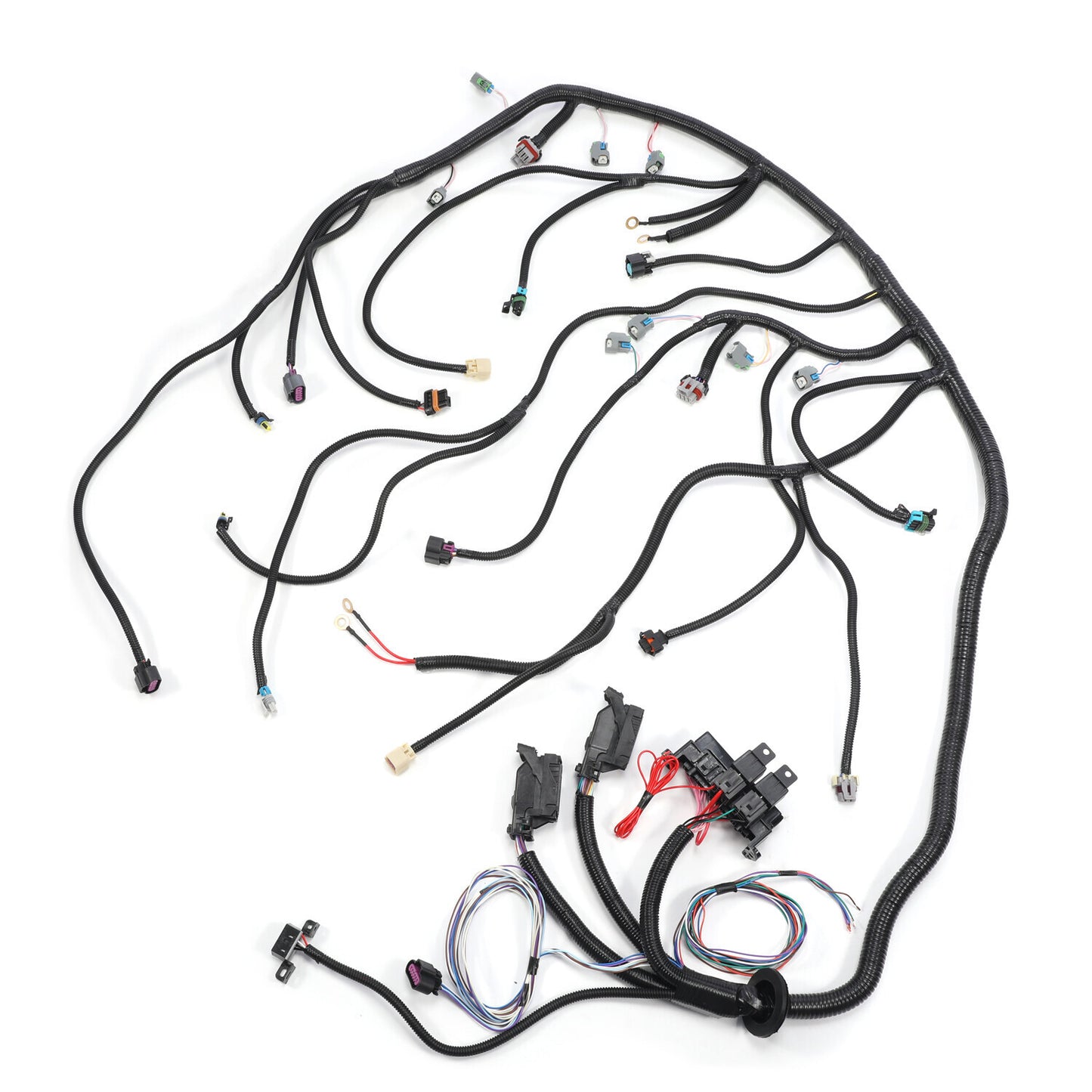 For GM 06-15 LS3 6.2L Standalone Wiring Harness w/ 6L80E 6L90E Drive By Wire DBW
