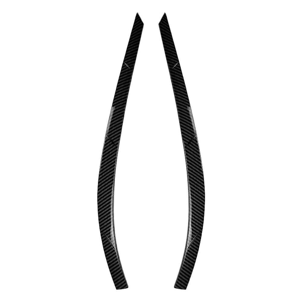 Front Fog Light Lamp Eyebrow Cover Trim Fit for VW for Tiguan MK1 2011-2016 Gloss Black
