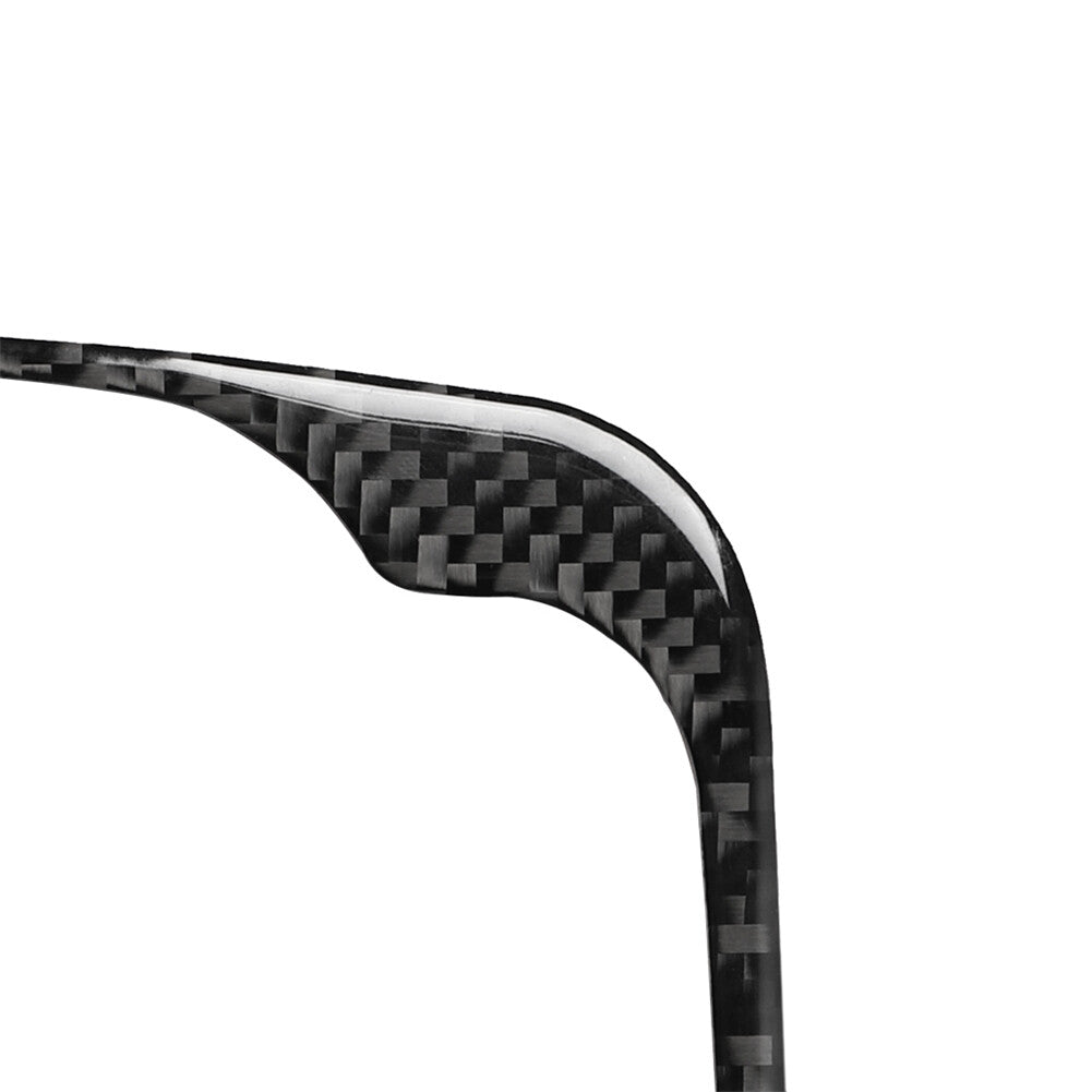 Carbon Fiber Rear Air Conditioner Panel Cover Sticker for Audi Q7 2016-19 Type B