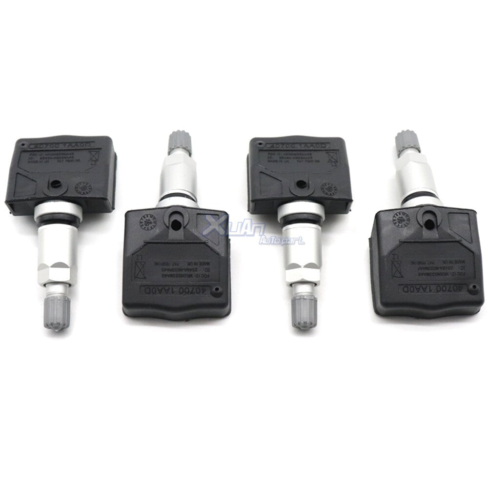 Four TPMS tire pressure sensors are suitable for Titan Murano Sentra Frontier 40700-1AA0D- v