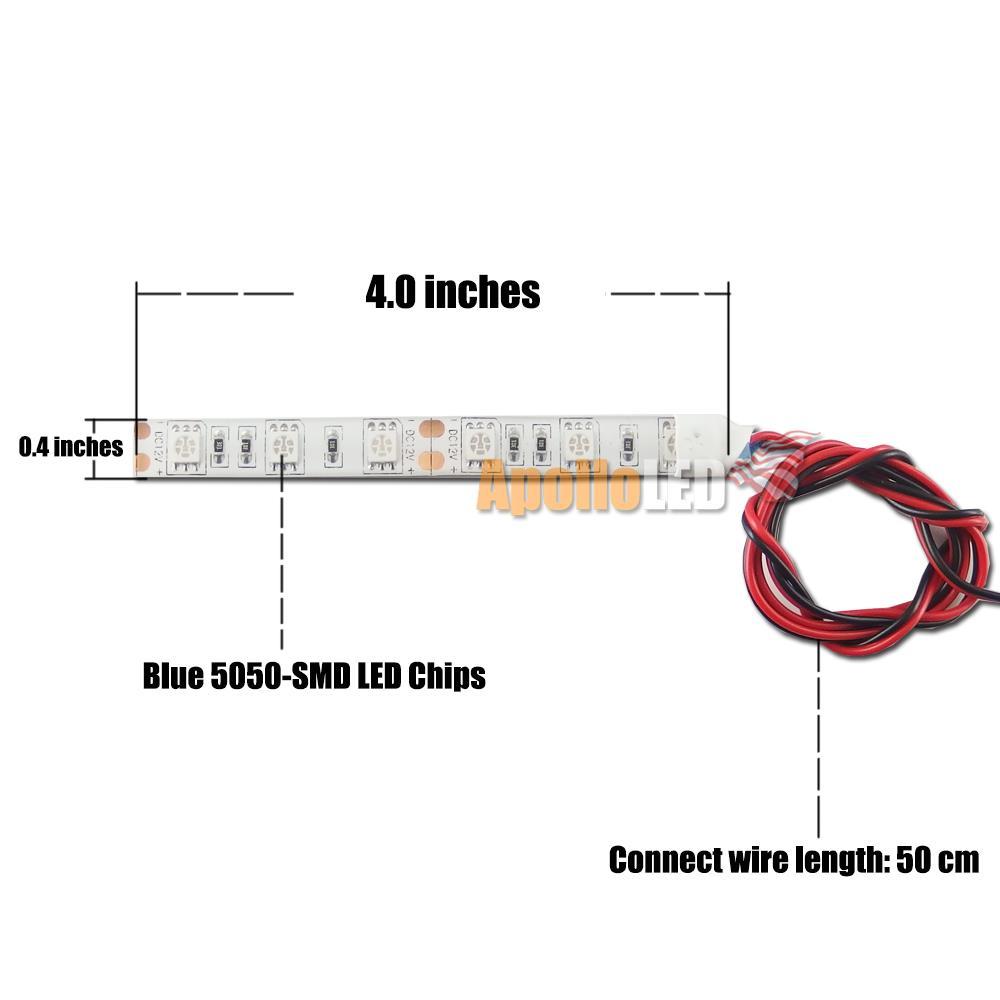 Super Blue 6 -- SMD LED light strip suitable for both automotive interior and exterior lighting Q