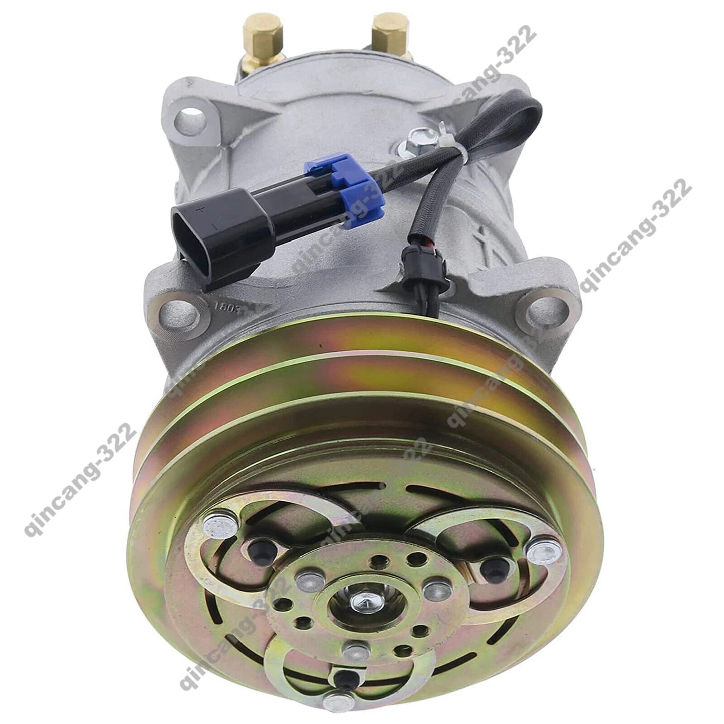 12V A/C Compressor WR28164 102-574 for Tractor Windrower Telehandler Loader