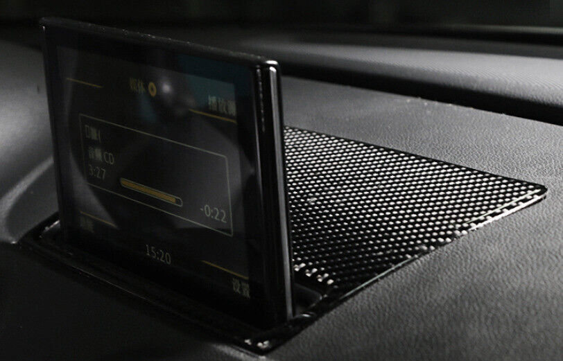For 14-20 for Audi A3 S3 Real Carbon Fiber Central Console Navigation Panel Trim 1P