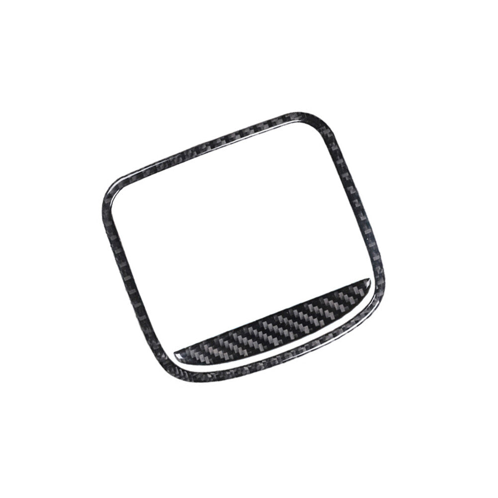 Suitable for Kia Seltos 2020-2023 black steel inner steering wheel horn button ring cover- v