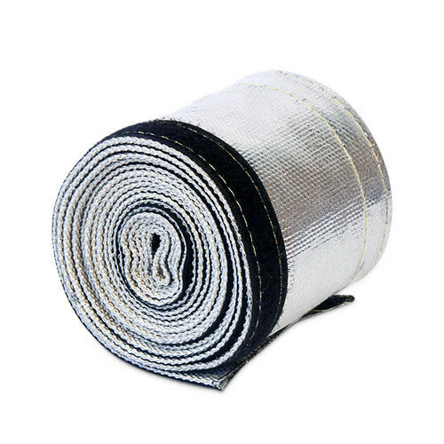Automotive heat shield 3/4 inch - 10 ft aluminum alloy sleeve with insulating cover for fuel line