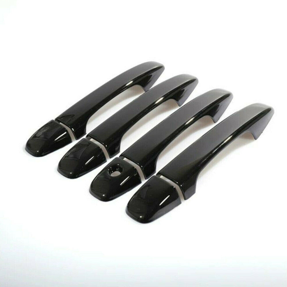 For 2011-2020 for Toyota for Sienna Glossy Piano Black Door Handle Covers Molding Trims