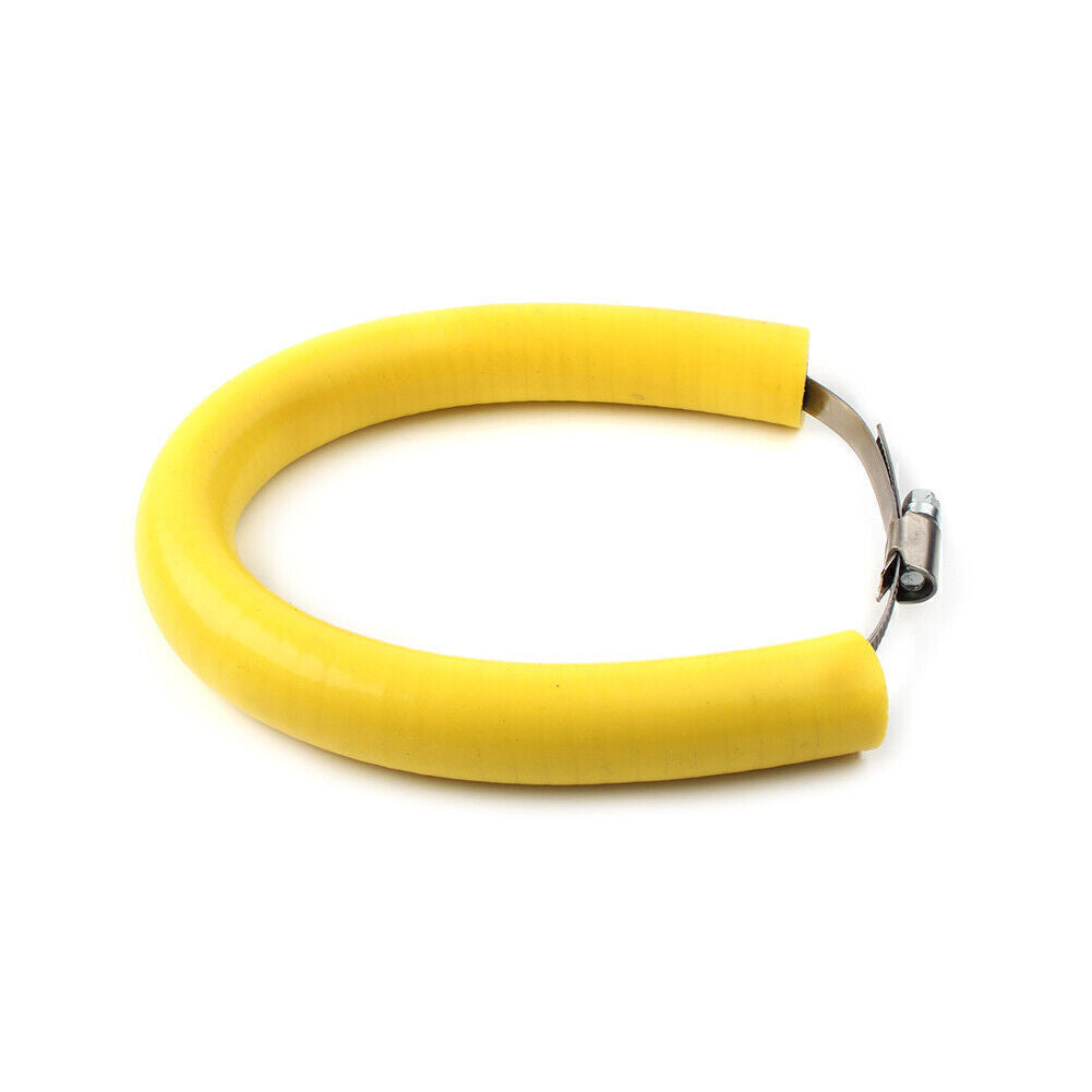 Exhaust Pipe Heat Shield Crash Protector Cover Guard Universal Yellow Motorcycle