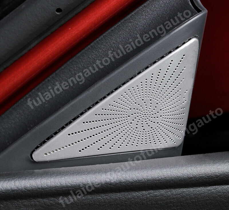 for Mazda 3 Axela 2019-2022 Silver Titanium A Pillar Horn Frame Cover Decor Trim