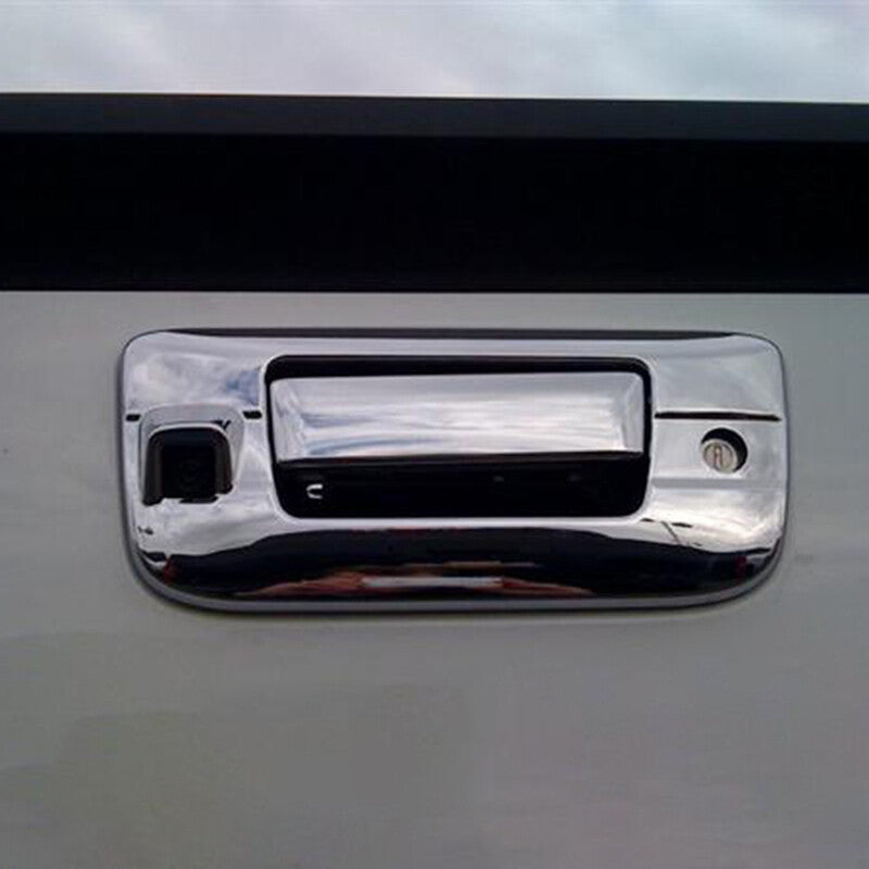 Chrome tailgate handle protector for 2007-2013 for Chevrolet Silverado 1500 and for GMC for Sierra 1500. Q