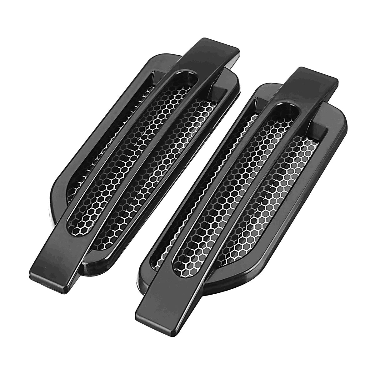 Car Universal for Corolla Black Sport Shark Shape Side Fender Air Vent Cover Trim
