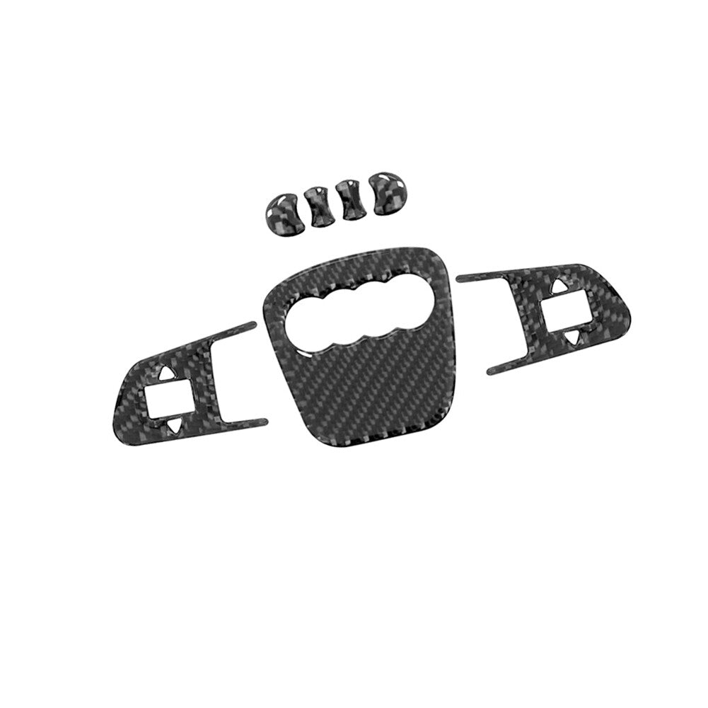 Suitable for Corolla 2014-19 glossy black interior light switch frame decorative steel- v