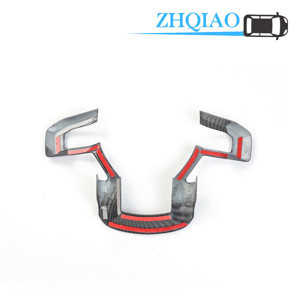 Black Inner Steering Wheel Moulding Panel Cover Trim for Ford F150 2015-2019