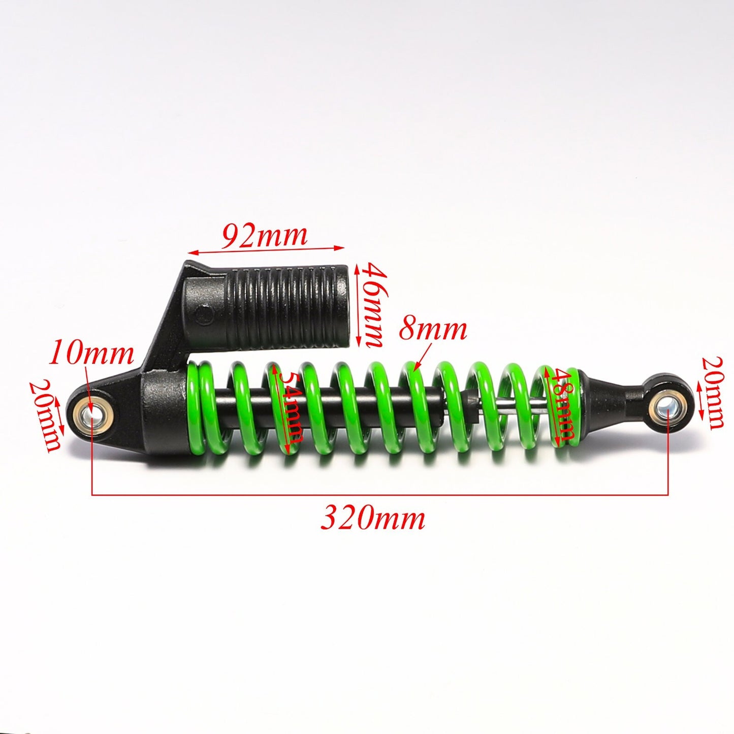 4 x 320mm 12.5-inch front shock absorbers for Honda Trail 4 off-road bikes, go-karts, and all-terrain vehicles.