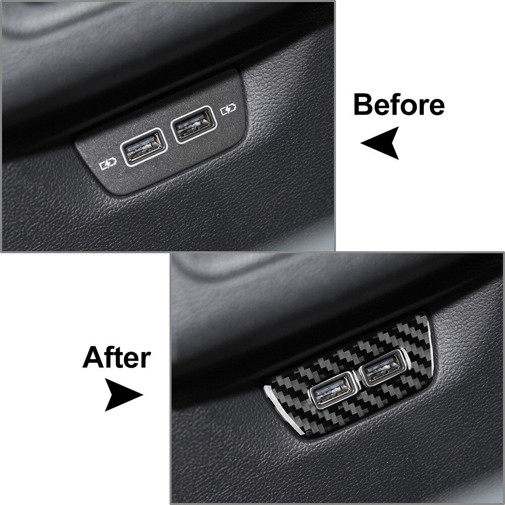 Interior Rear USB Button Cover Trim for Volkswagen for Golf 8 MK8 2021-2023