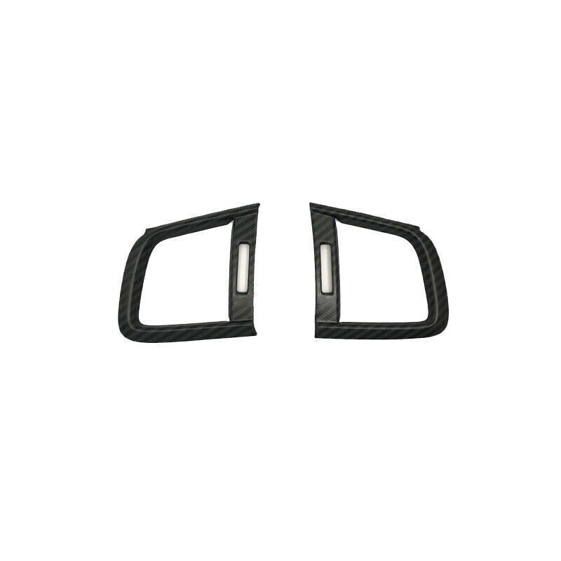LR AC Air Outlet Vent Cover Trim 2 for Honda CRV 2017-2022 Steel Carbon Fiber