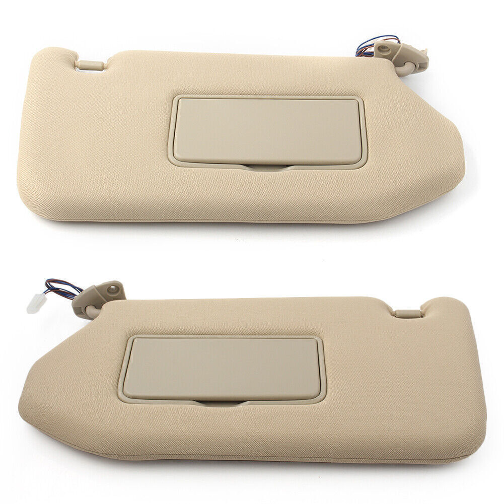 Left Right Sun Visor w/ Light for 2013-2018 Pathfinder 2014-17 for Infiniti QX60