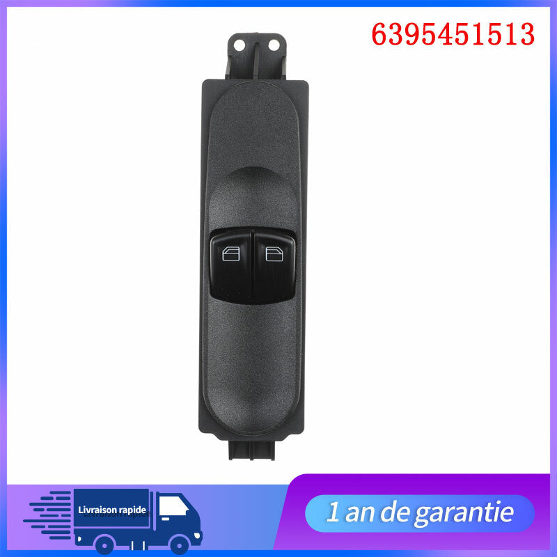 PLATINE BOUTON DE LEVE VITRE POUR VITO W639 6395451513 NEUF n