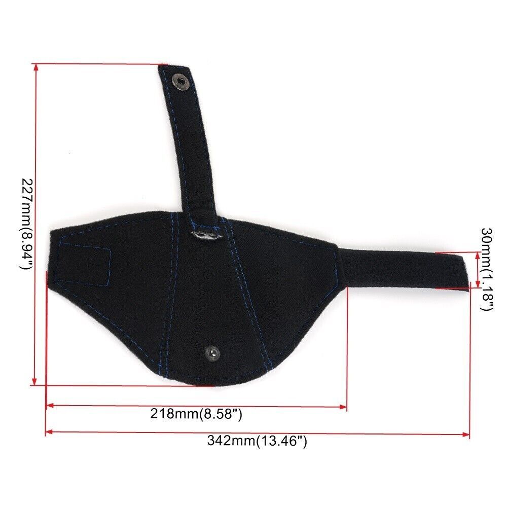 Universal Suede Leather Car Bucket Seatbelt Guide for Seat Belt Holder Protector Q