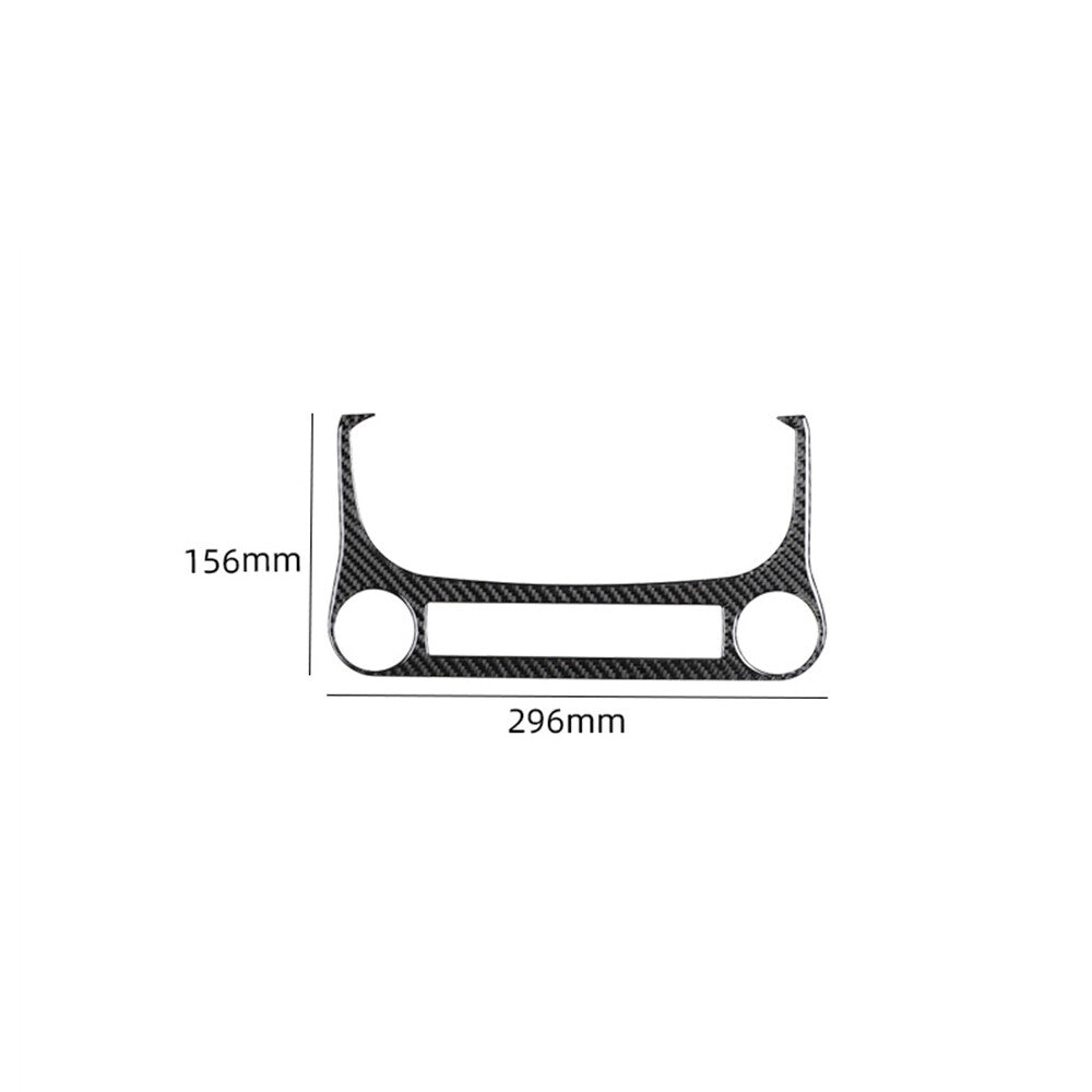 for Mazda MX-5 2016-20 Carbon Fiber Interior Navigation Displayer Cover Trim Red v