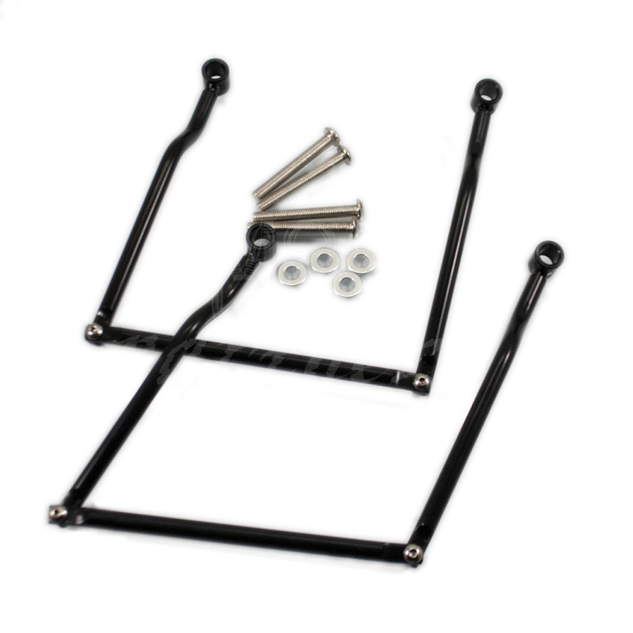 Black Saddle bag Support Bars Mount Bracket for Harley for Kawasaki for Honda for Yamaha Q