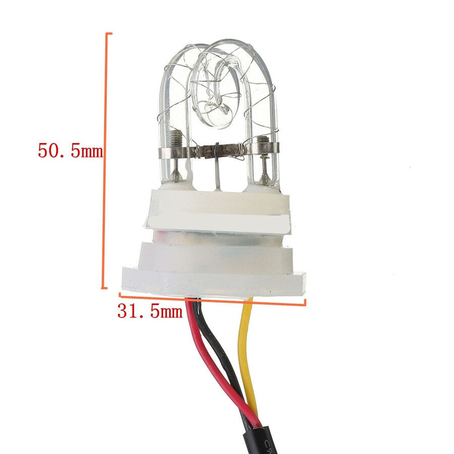 4PCS White HID Hide-A-Way Flash Strobe Spare Replacement Bulbs Tube Light DC12V Q