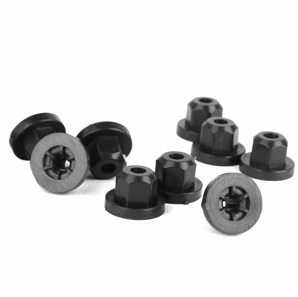 20xExterior Plastic Body Nut Flange Clip Fit for BMW E32 E34 E36 16131176747 for Benz