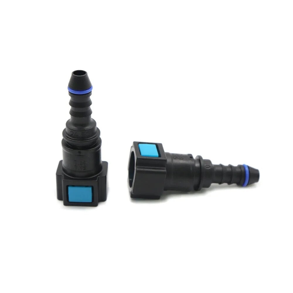 2-pack/Bulk Fuel Line Hose Quick Release Female Connector 7.89mm ID6 8x6 180¡ã