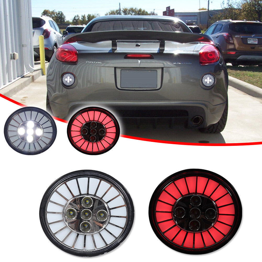Clear LED Tail Light for 2002-09 for GMC Envoy/Envoy XL & 06-09 for Pontiac Solstice- v