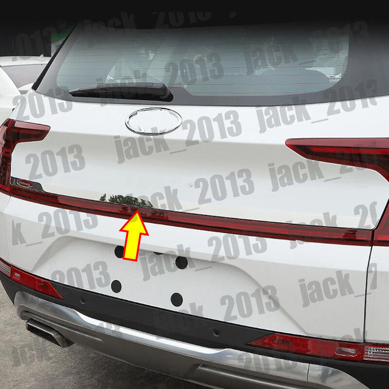 for Hyundai Santa Fe 2019-2022 STAINLESS Rear Tailgate Door Trunk Lid Cover Trim