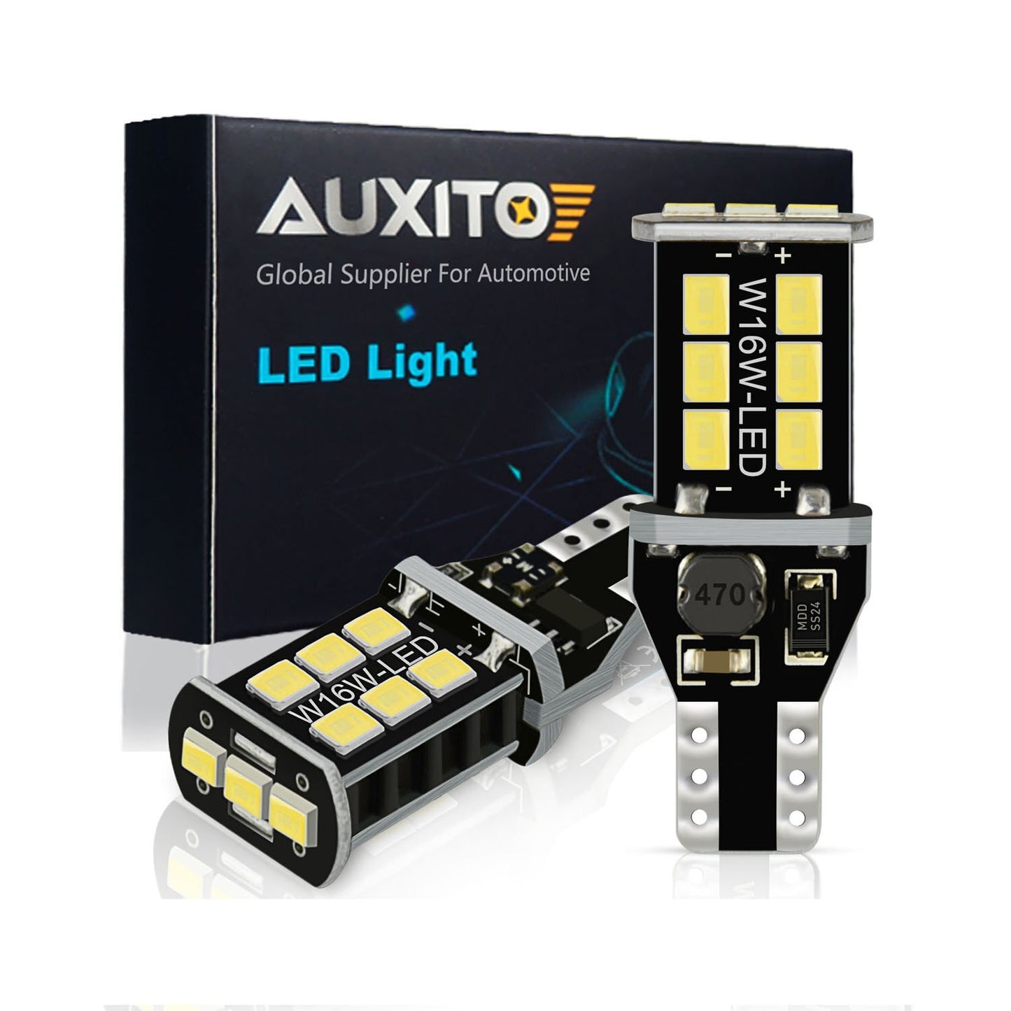 4X 921 LED Generalized Canbus Alligator 912 T15 W16W Phoenix Audio 3000LM Baiyun