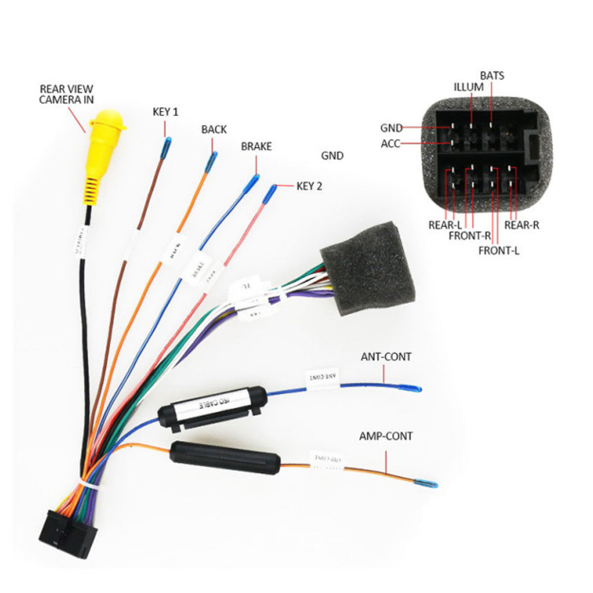 20 Pin ISO Wiring Harness Connector Adaptor Car Stereo Radio Loom Plug & Play