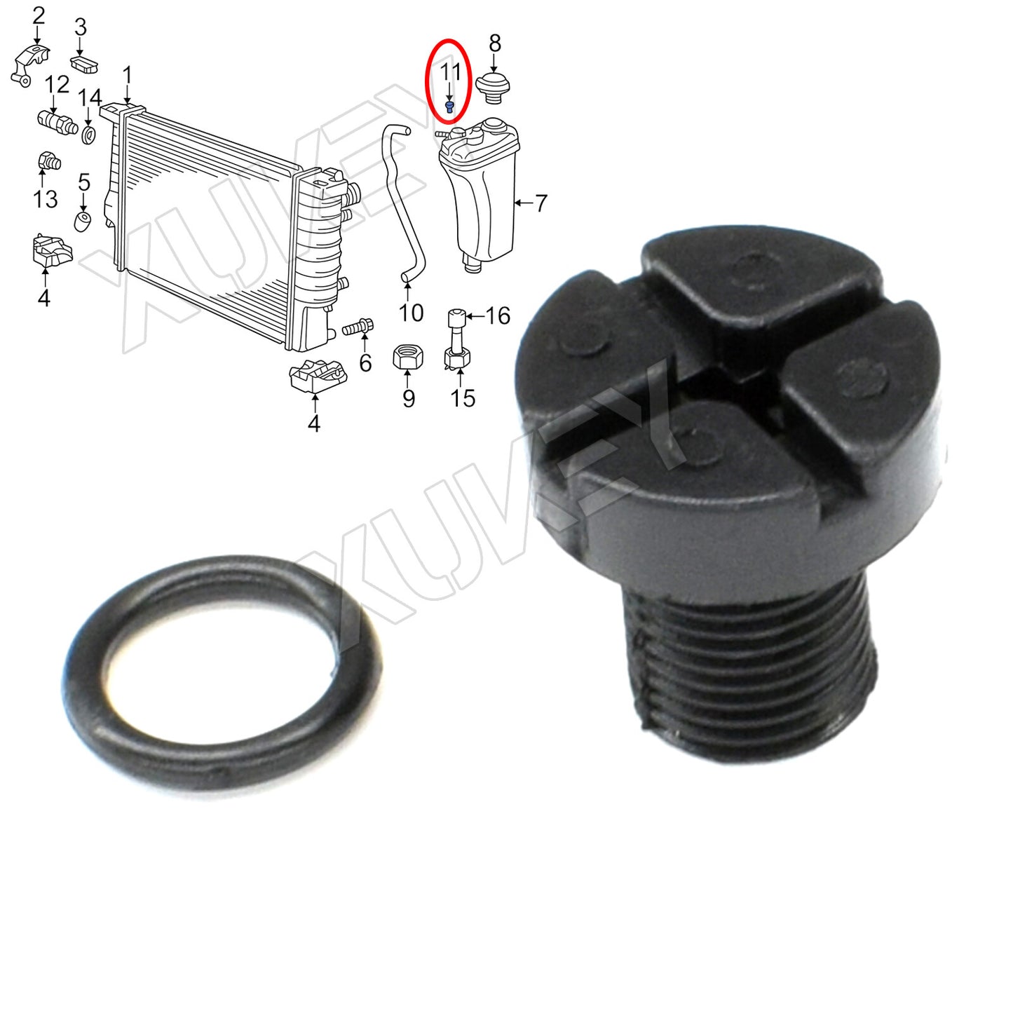 4 x for BMW E38 E36 E34 E46 Breather Valve Radiator Bleeder Bolt Bolt