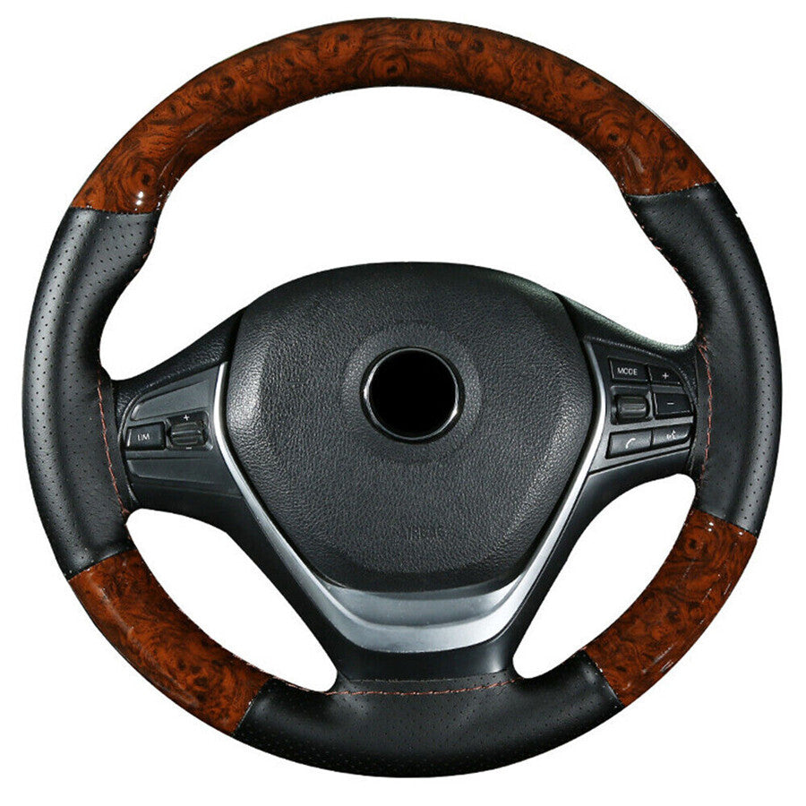 38cm DIY Car Steering Wheel Cover Auto Accessories With Needles Thread
