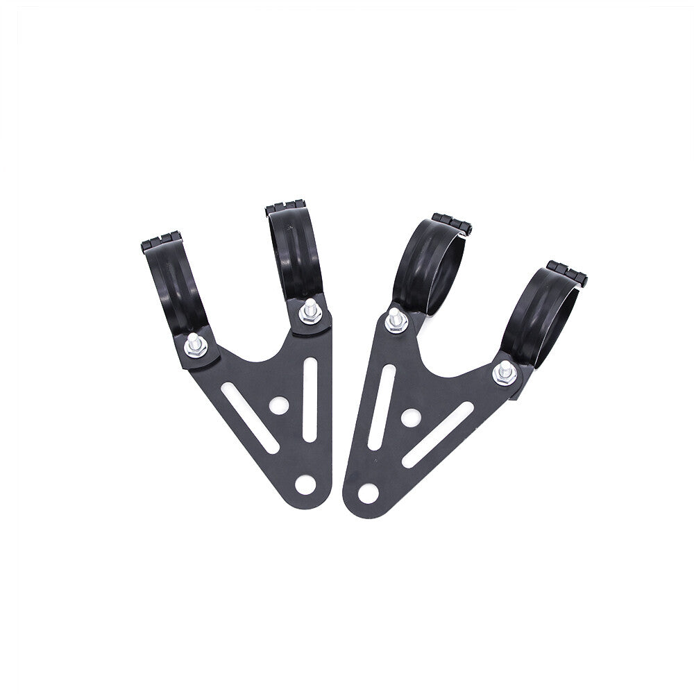 34mm-60mm Motorcycle Metal Headlight Mount Bracket Turn Signal Light Fork Clamp Q
