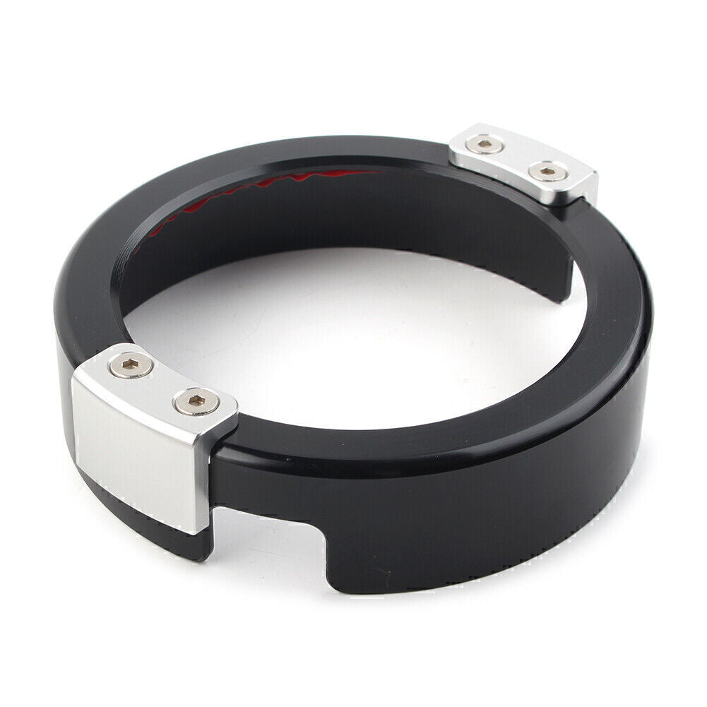 Speedometer Gauge Meter Ring Cover for Honda REBEL CMX300 2021 Black+Silver