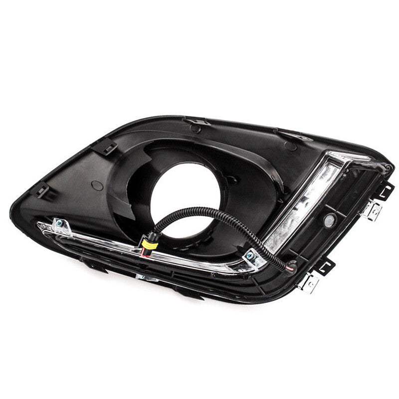 A pair of LED DRL daytime running light covers for Suzuki for Swift 2014 2015 2016