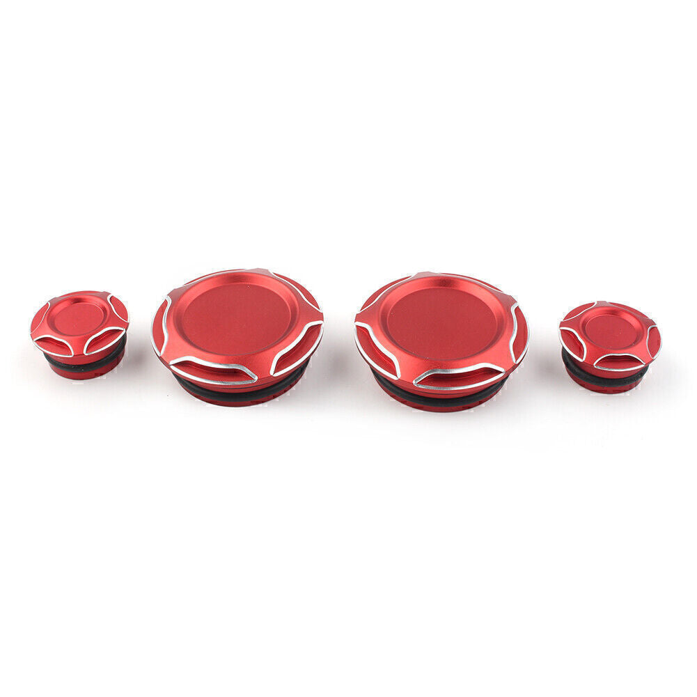 Red Frame Bar Screw Hole Prevent Dust Cap Plug for Ducati Scrambler 800 400
