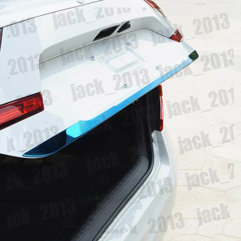 for Honda Accord 2018-2023 Blue steel Rear Door Trunk Lid Tailgate Strip Trim